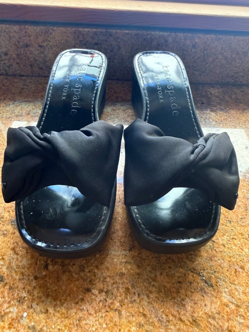 Kate Spade Bikini Wedge Slip Ons